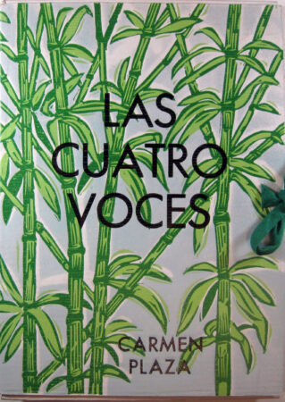 Portada "Las cuatro voces" de Carmen Plaza